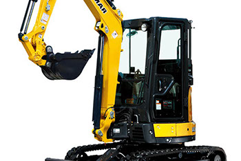 Yanmar ViO35 mini excavator with cabin